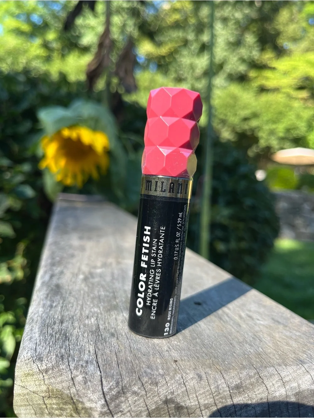 Milani Color Fetish Hydrating Lip Stain Shade Rose Rising Full Size 0.17 Oz NWT